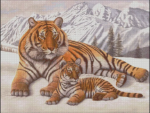 (image for) Siberian Tiger and Cub